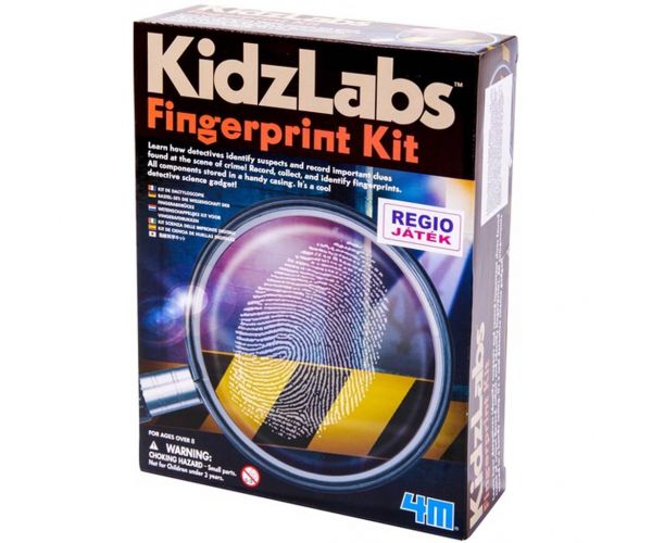 KidzLabs Ujjlenyomat Rögzítő Készlet – Legyél Te is nyomozó!