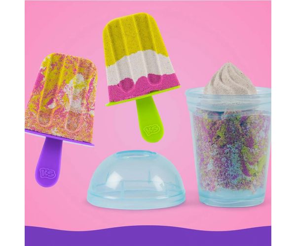 Kinetic Sand: Smoothie készítő mixer 396g homokgyurmával - Spin Master