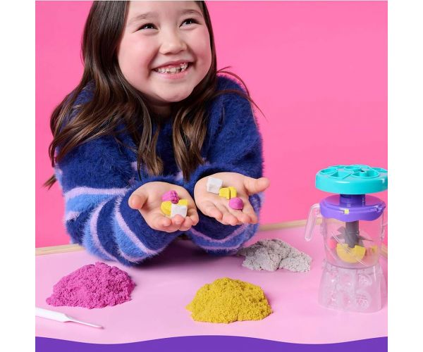 Kinetic Sand: Smoothie készítő mixer 396g homokgyurmával - Spin Master