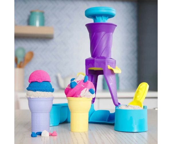 Kinetic Sand: Fagyikészítő homokgyurmás játékszett 396g - Spin Master