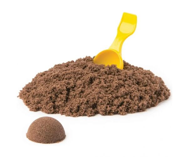 Kinetic Sand: Fagyis doboz barna homokgyurmával - Spin Master