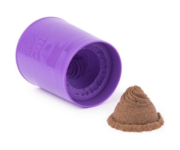 Kinetic Sand: Fagyis doboz barna homokgyurmával - Spin Master