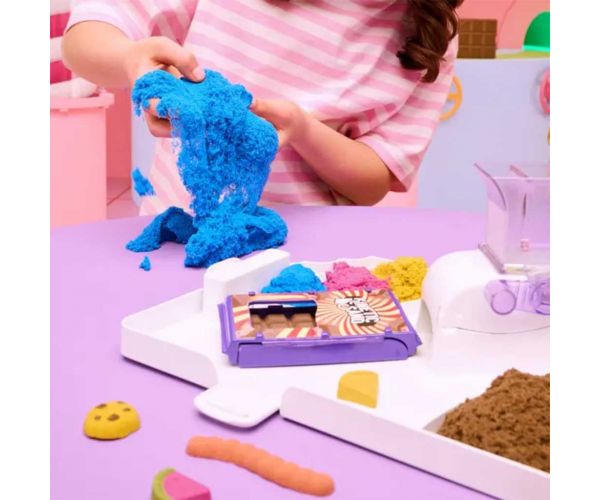 Kinetic Sand: Édesség állomás homokgyurma szett - Spin Master