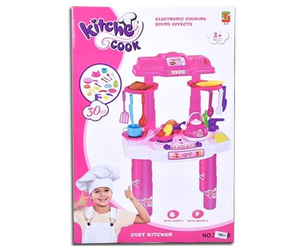 Kitchen Cook Pink játékkonyha fénnyel és hanggal