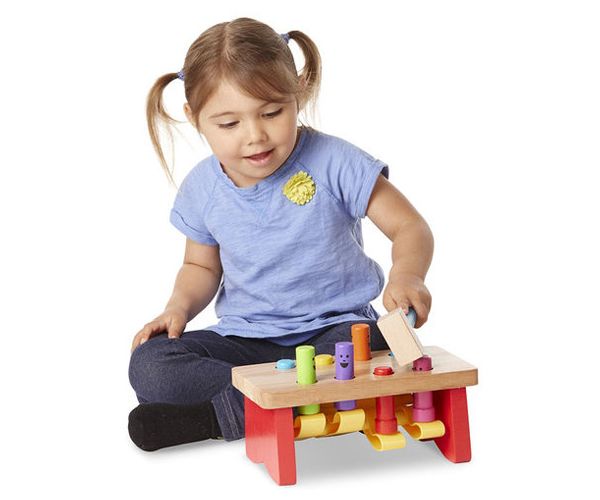 Kalapálós asztal fa készségfejlesztő - Melissa & Doug