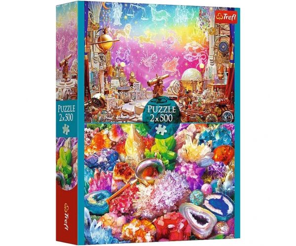 Kozmosz és Kristályok 2x500db-os puzzle - Trefl
