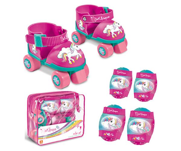 Unikornisos görkorcsolya szett védőfelszereléssel - Mondo Toys