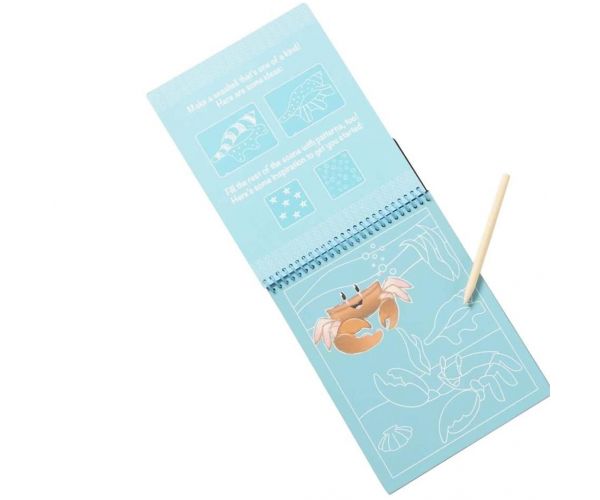 Tengeri élet képkarc készítő kreatív szett - Melissa & Doug
