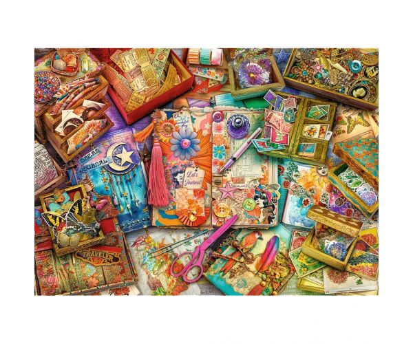 Kreatív asztalka 100db-os Prémium plus quality puzzle - Trefl