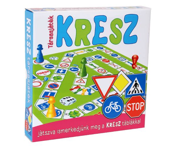Kresz társasjáték - D-toys