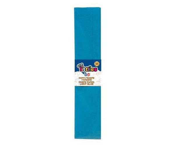 Kék krepp papír 50x200cm