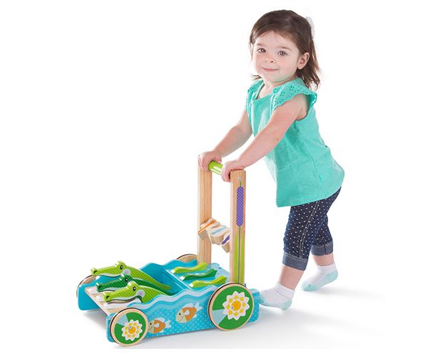 Kroki kattogtató tologató fa járássegítő - Melissa & Doug