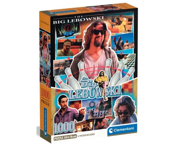 Kultfilmek: A nagy Lebowski puzzle 1000 db-os - Clementoni