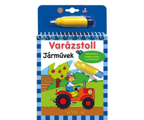 Varázstoll - Járművek kifestő