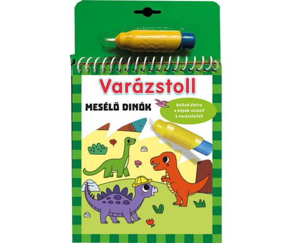 Varázstoll: Mesélő dínók kifestő füzet