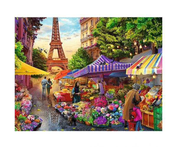 Virágbolt Párizsban 1000db-os prémium puzzle - Trefl