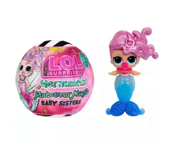 L.O.L. Surprise: Makeover Magic Sellő bébi - színváltós