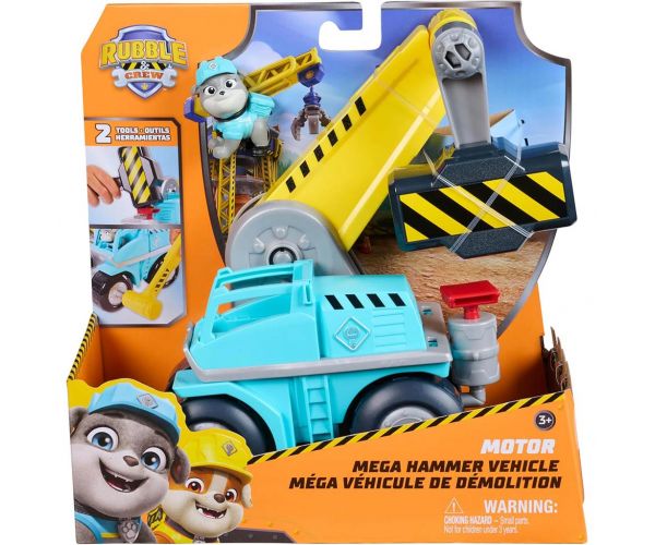 Mancs Őrjárat: Rubble és csapata Motor építő járműve - Spin Master