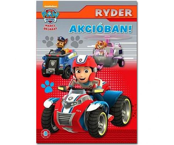 Mancs Őrjárat: Ryder akcióban! foglalkoztató könyv