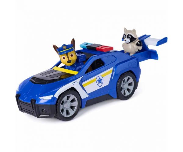 Mancs Őrjárat: Search & Rescue Hátrahúzható Chase járgánya figurával - Spin Master