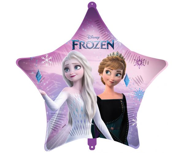 Jégvarázs 2 csillag alakú fólia lufi 46cm