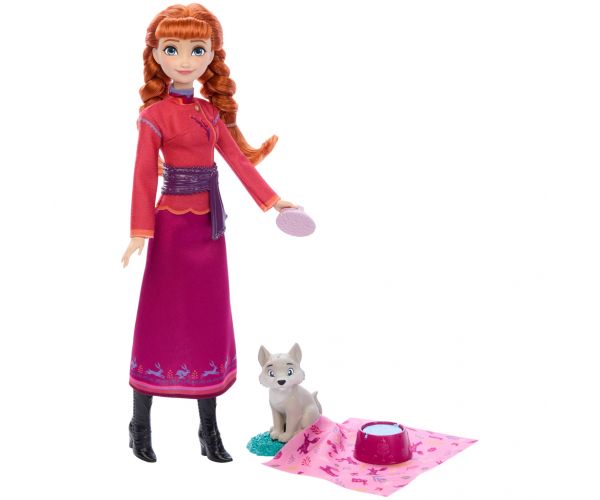 Jégvarázs: Anna és a kis sarkiróka játékfigura szett - Mattel