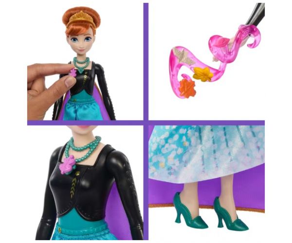 Jégvarázs: Jégkristály meglepetés - Anna baba - Mattel