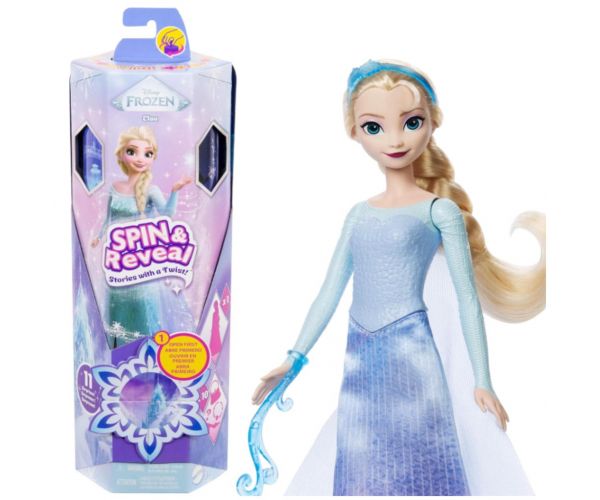 Jégvarázs Spin Reveal Varázslatos meglepetés Elsa baba - Mattel