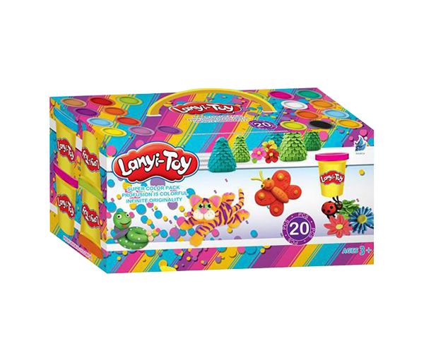 Lanyi-Toy vidám gyurmakészlet formázó szerszámokkal