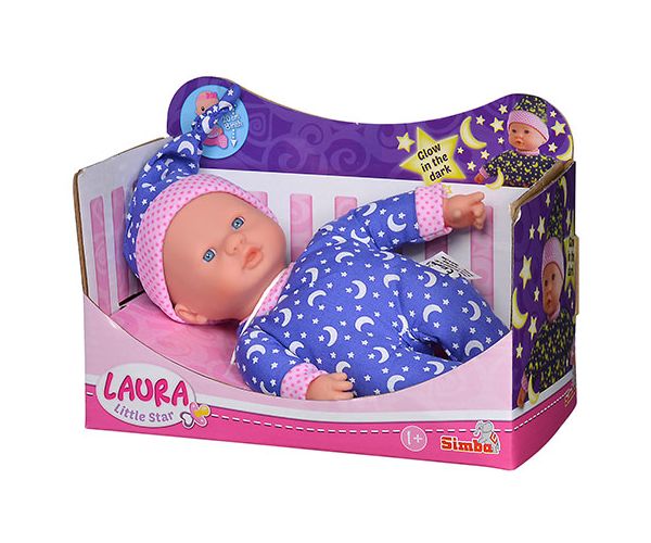 Laura Little Star baba fluoreszkaló pizsamában - Simba Toys