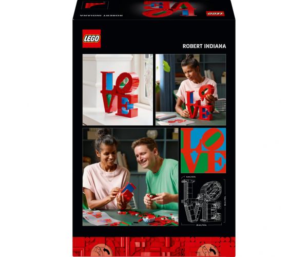LEGO® ART: LOVE dekorációs felirat (31214)