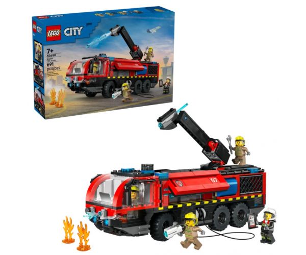 LEGO® City: Repülőtéri tűzoltóautó (60499)