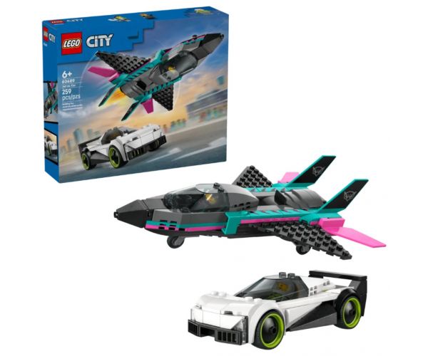 LEGO® City: Repülő vs. autó (60489)