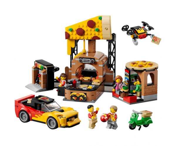 LEGO® City: Pizzéria kiszállító járművekkel (60496)