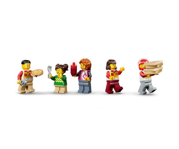 LEGO® City: Pizzéria kiszállító járművekkel (60496)