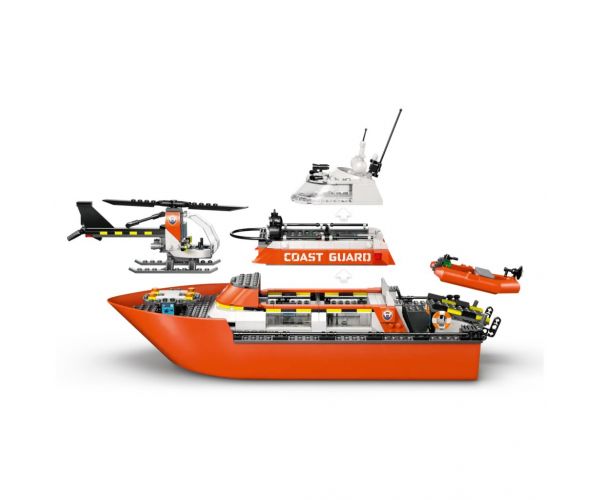 LEGO® City: Parti őrség mentőcsónak és helikopter (60504)