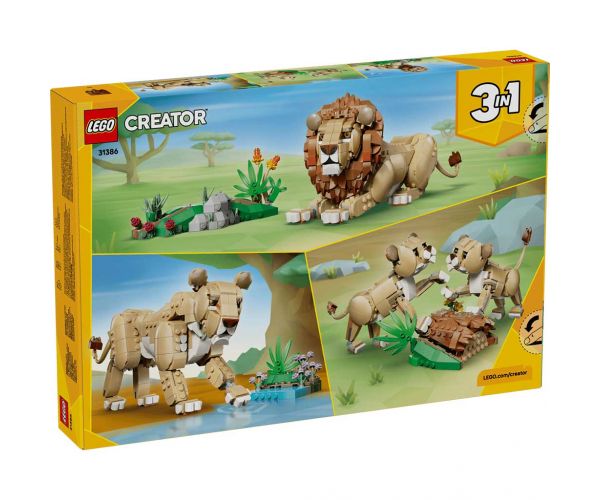 LEGO® Creator: Vadállatok: Fenséges oroszlán (31386)
