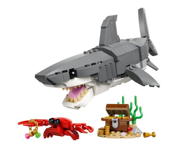 LEGO® Creator: Veszedelmes cápa egy kincsesládával (31381)