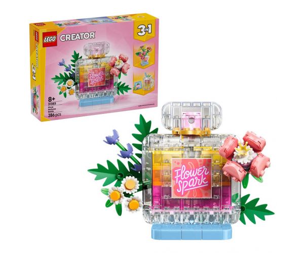 LEGO® Creator: Parfümös üveg és virágos dekoráció (31383)