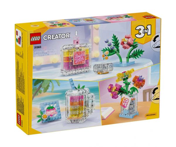 LEGO® Creator: Parfümös üveg és virágos dekoráció (31383)