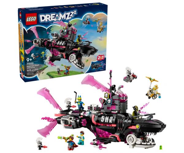 LEGO® DREAMZzz: Rémálom cápa-tengeralattjáró (71500)