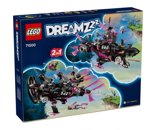 LEGO® DREAMZzz: Rémálom cápa-tengeralattjáró (71500)