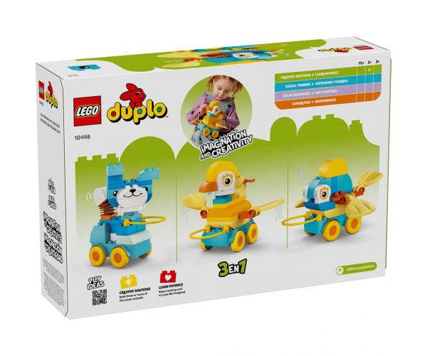 LEGO® DUPLO®: 3 az 1-ben guruló állatok (10448)