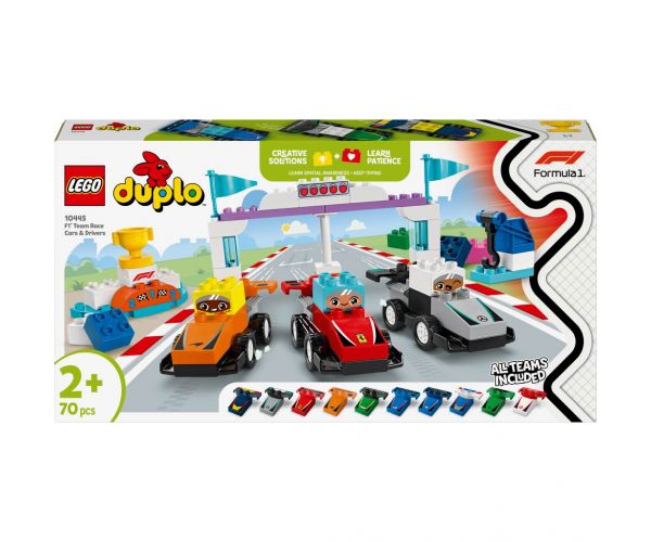 LEGO® DUPLO®: F1® versenyautók és pilóták (10445)