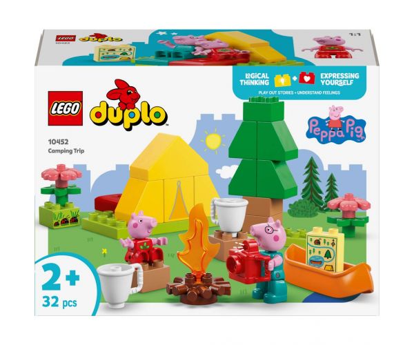 LEGO® DUPLO®: Peppa malac Kempingezős kirándulás (10452)
