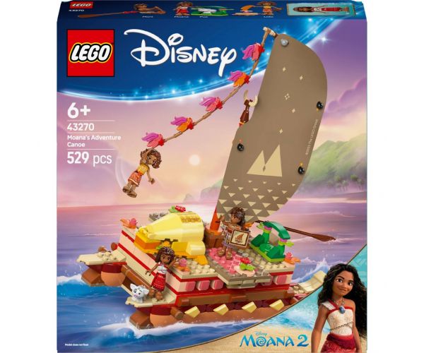 LEGO® Disney: Vaiana kalandokkal teli kenuja (43270)