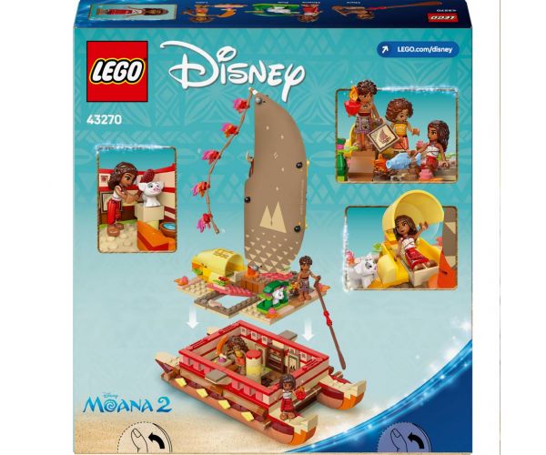 LEGO® Disney: Vaiana kalandokkal teli kenuja (43270)