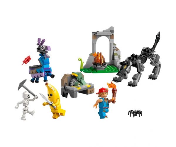 LEGO® Fortnite: Peely és Sparkplug táborhelye (77075)