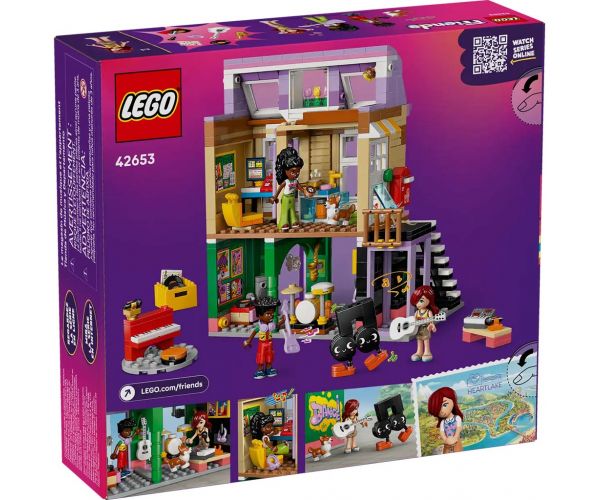 LEGO® Friends: Hangszerbolt és lakás (42653)