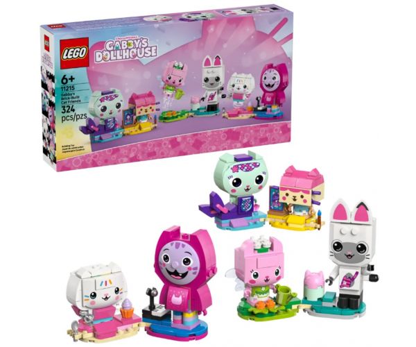 LEGO® Gabi babaháza: Gabi kockákból épült cicabarátai (11215)